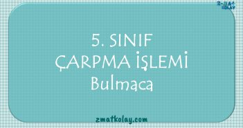 5sinifcarpmaislemibulmacasi